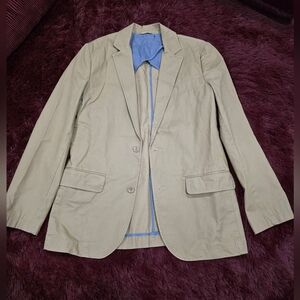 Old Navy Tan and Blue Blazer